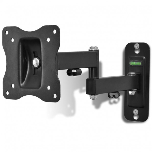 Single-armed Swivel Tilt Wall Mounted Tv Bracket 100x100mm 10