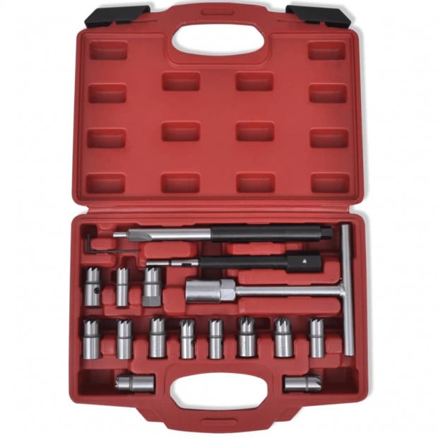 17 Pcs Diesel Injector Seat Cutter Set Image 3