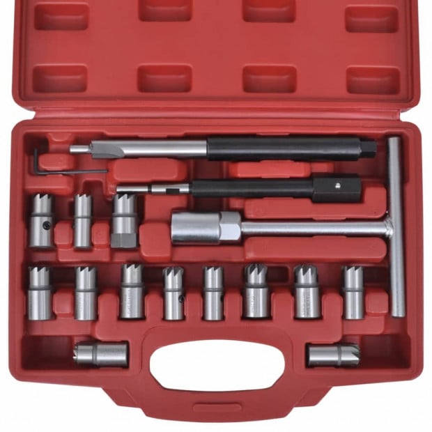 17 Pcs Diesel Injector Seat Cutter Set Image 4