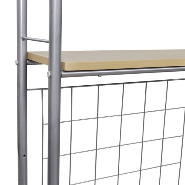 Foldable Breakfast Bar Set With 2 Chairs Image 3