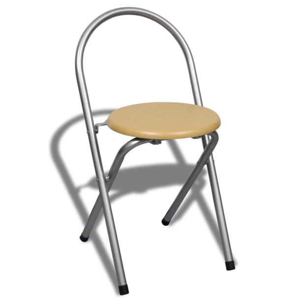 Foldable Breakfast Bar Set With 2 Chairs Image 6