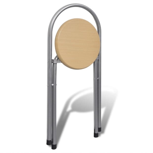 Foldable Breakfast Bar Set With 2 Chairs Image 7