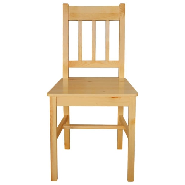 Dining Chairs 4 Pcs Pinewood Image 2