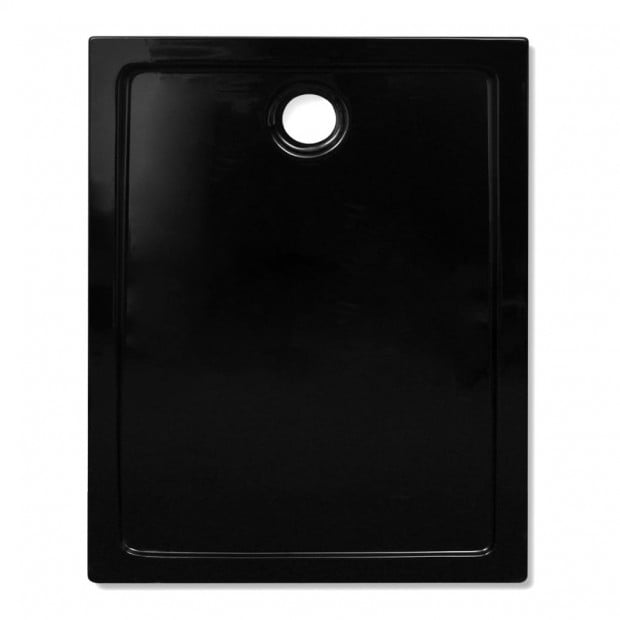 Rectangular Abs Shower Base Tray Black 80 X 100 Cm Image 4