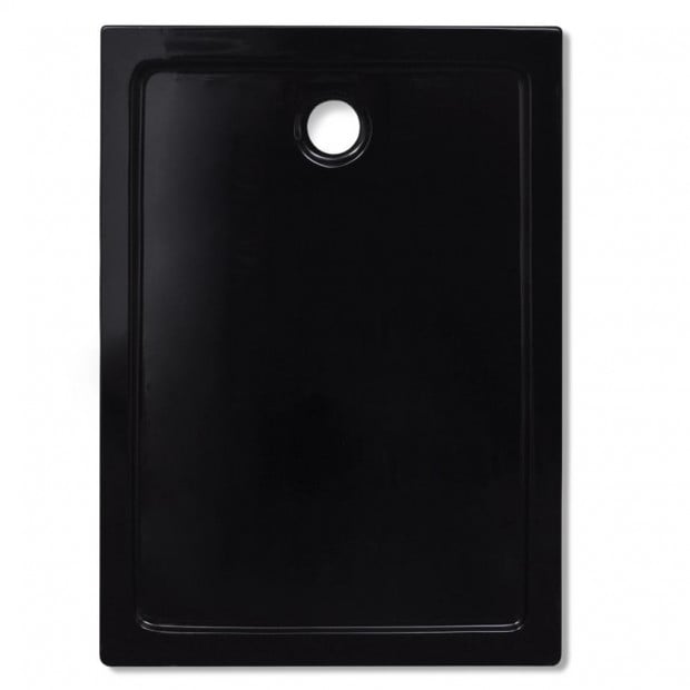 Rectangular Abs Shower Base Tray Black 80 X 110 Cm Image 4