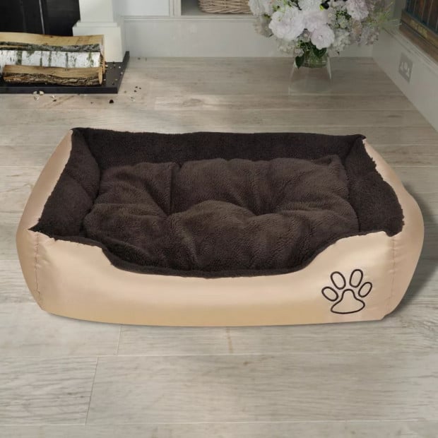 Warm Dog Bed With Padded Cushion Xl Image 2