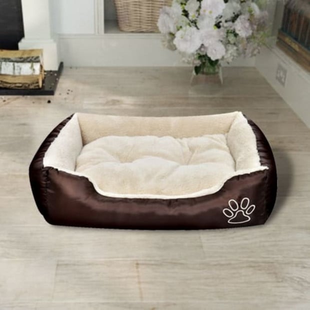 Warm Dog Bed With Padded Cushion Xl Image 2