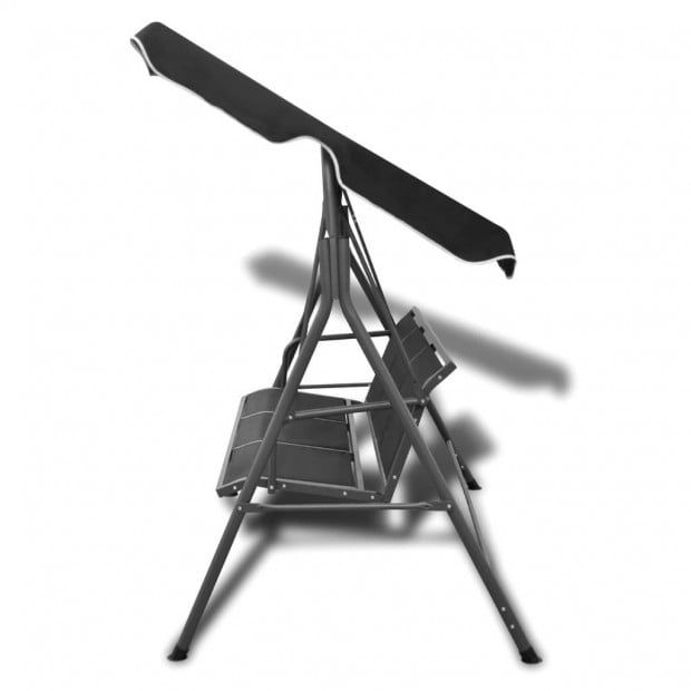 Black Garden Swing Chair Image 3