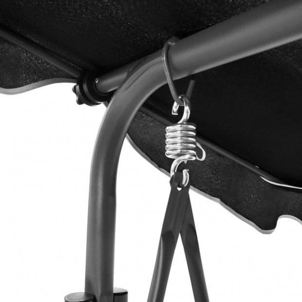 Black Garden Swing Chair Image 4