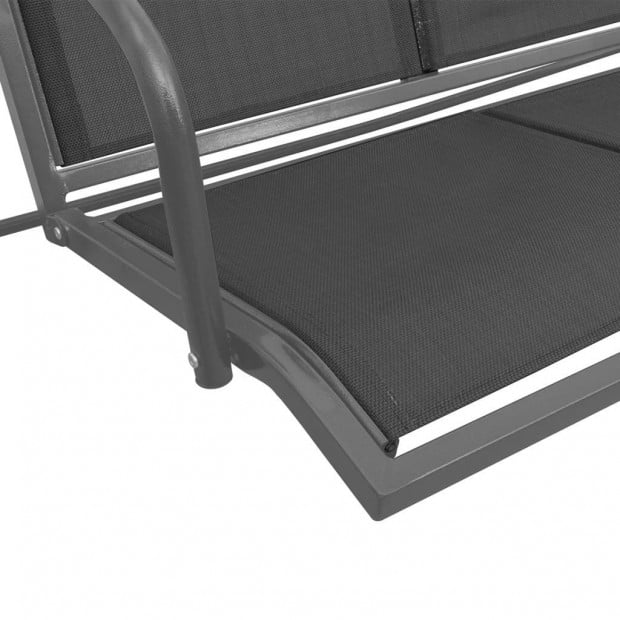 Black Garden Swing Chair Image 5