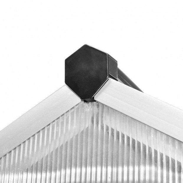 Reinforced Aluminium Greenhouse With Base Frame 4.6 M Image 7