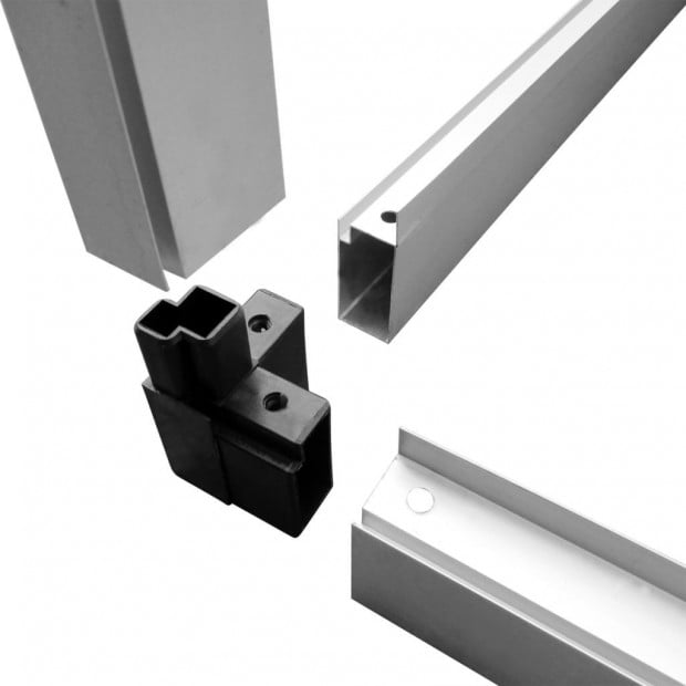 Reinforced Aluminium Greenhouse With Base Frame 4.6 M Image 9