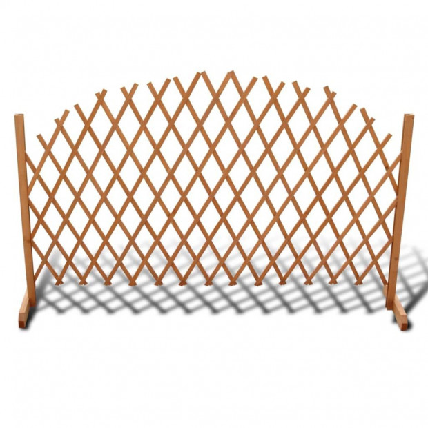 Trellis Fence Solid Wood 180x100 Cm