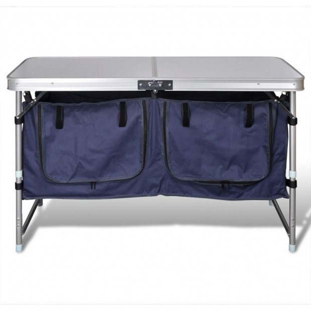 Foldable Camping Cupboard With Aluminium Frame Image 2