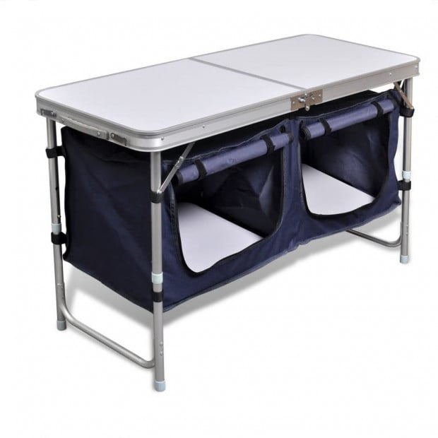 Foldable Camping Cupboard With Aluminium Frame Image 4