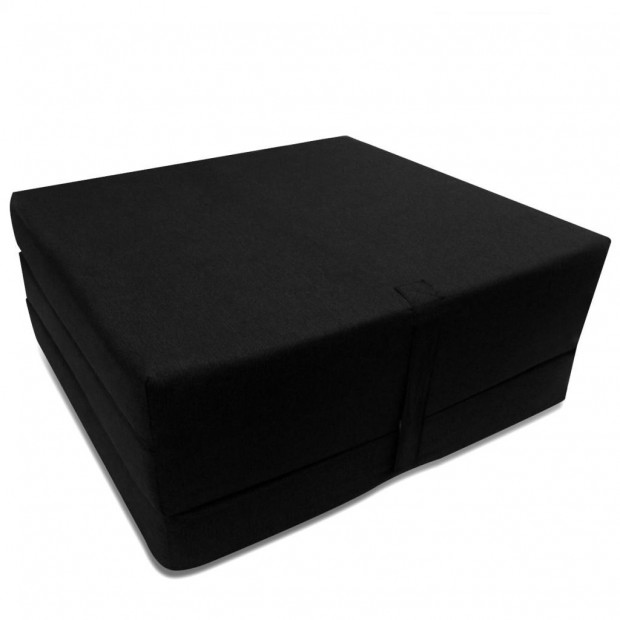 Trifold Foam Mattress 190 X 70 X 9 Cm Black Image 2