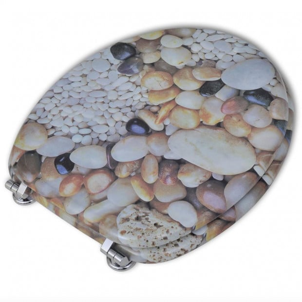 Toilet Seats With Hard Close Lids Mdf Pebbles Image 9