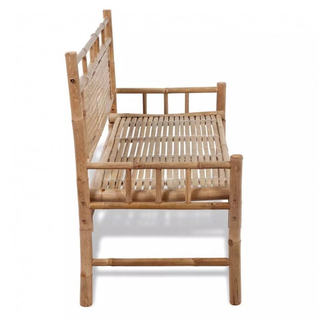 Garden Bench 120 Cm Bamboo Image 4