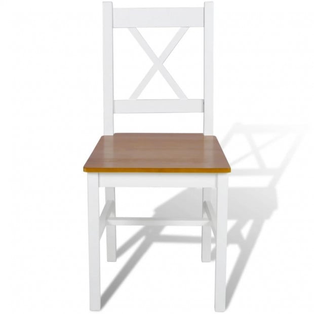 Dining Chairs Set of 6 - White Image 2