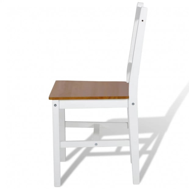 Dining Chairs Set of 6 - White Image 4