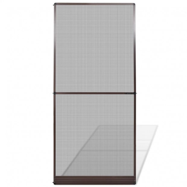Brown Hinged Insect Screen For Doors 100 X 215 Cm Image 2