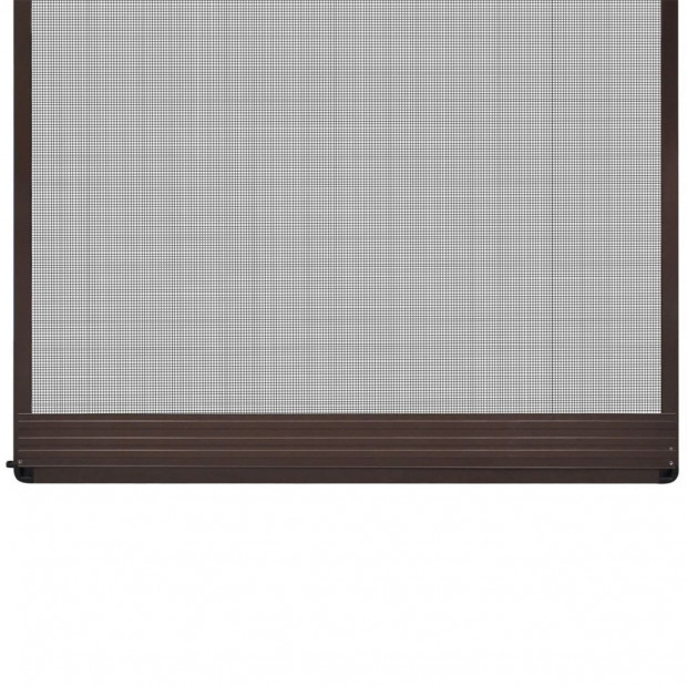 Brown Hinged Insect Screen For Doors 100 X 215 Cm Image 3