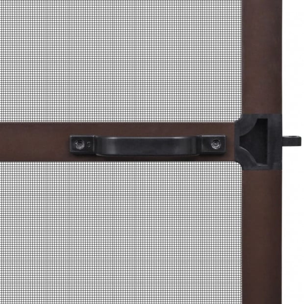 Brown Hinged Insect Screen For Doors 100 X 215 Cm Image 4