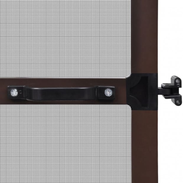 Brown Hinged Insect Screen For Doors 100 X 215 Cm Image 5