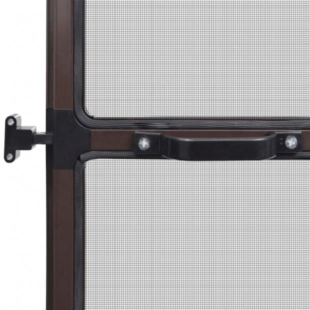Brown Hinged Insect Screen For Doors 100 X 215 Cm Image 6