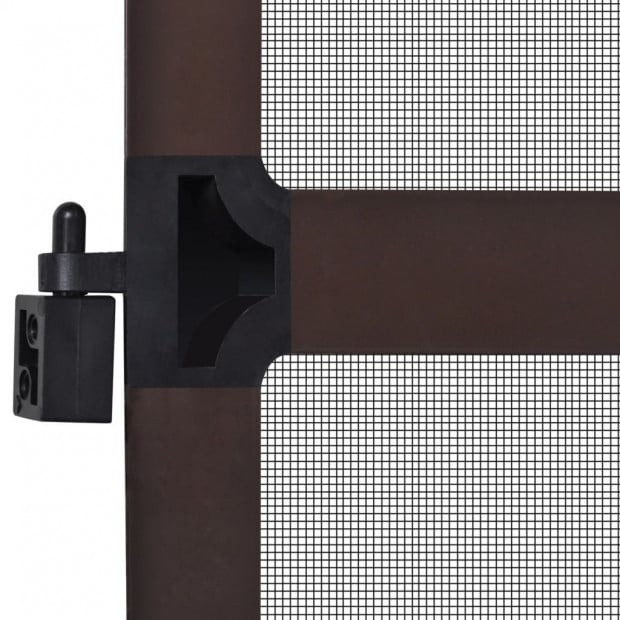 Brown Hinged Insect Screen For Doors 100 X 215 Cm Image 7
