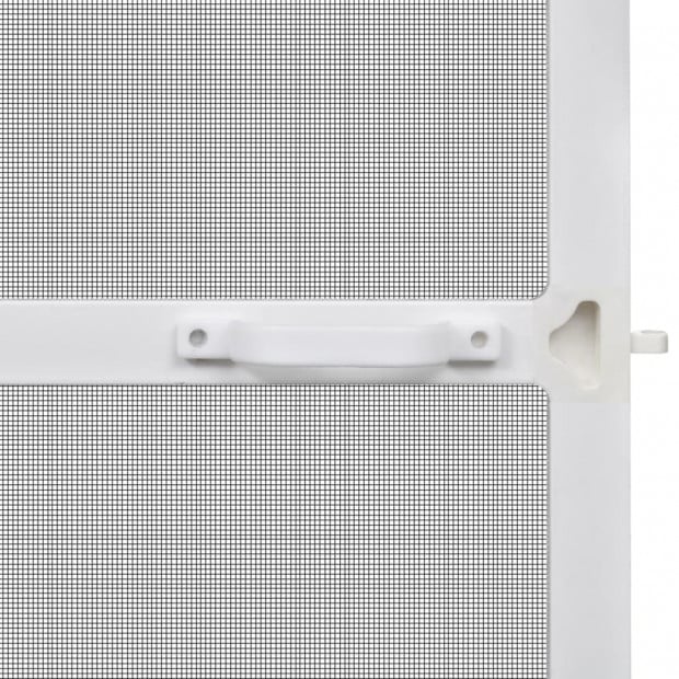 White Hinged Insect Screen For Doors 120 X 240 Cm Image 4