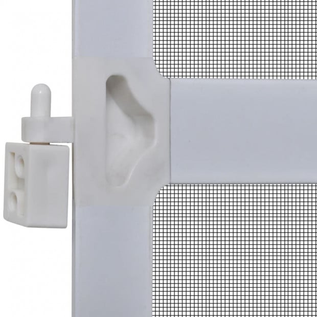 White Hinged Insect Screen For Doors 120 X 240 Cm Image 5