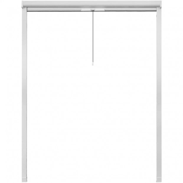 White Roll Down Insect Screen For Windows 140 X 170 Cm Image 3