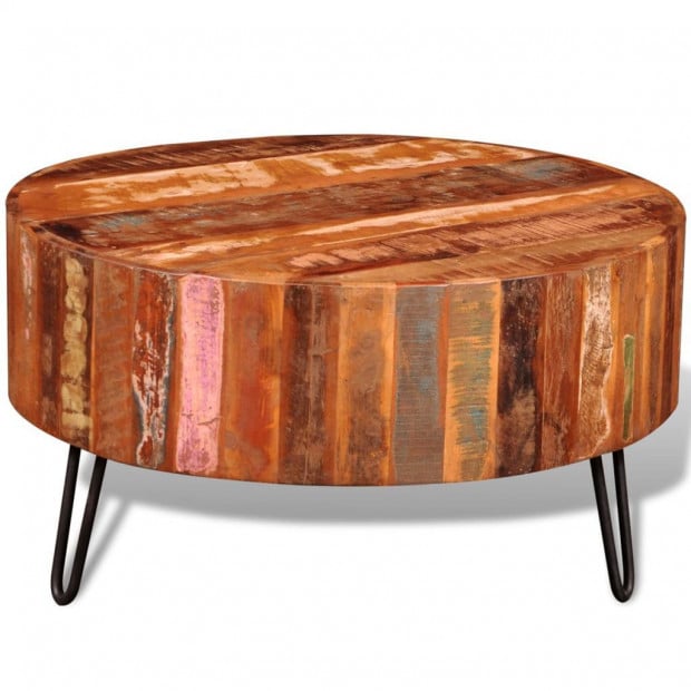 Solid reclaimed cheap wood coffee table