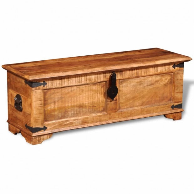 Storage Chest Rough Mango Wood Image 3