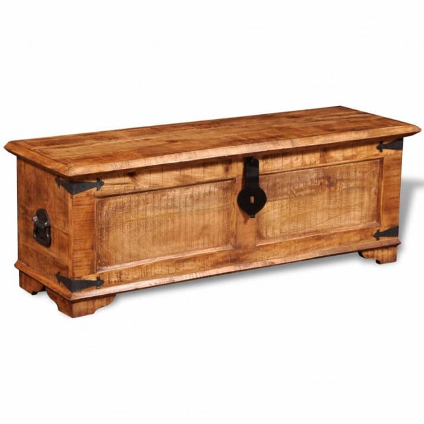 Storage Chest Rough Mango Wood Image 5