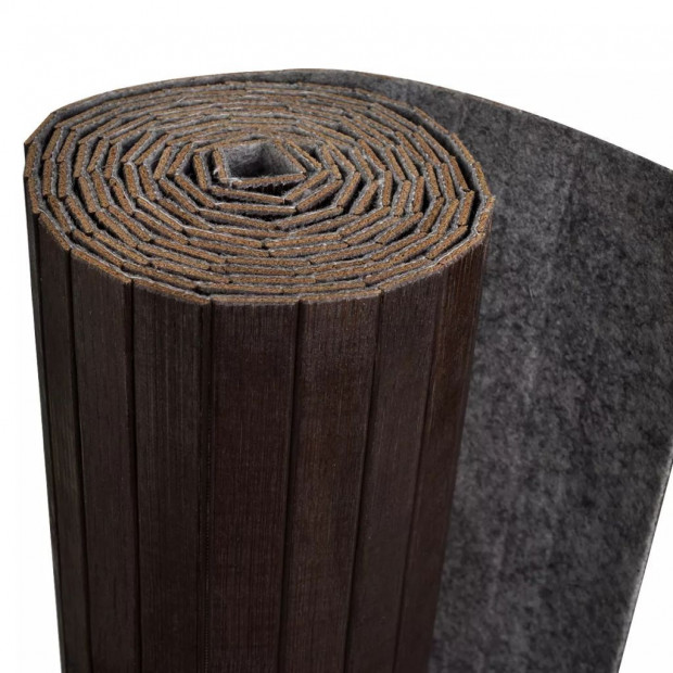 Room Divider Bamboo Dark Brown 250x165 Cm Image 4
