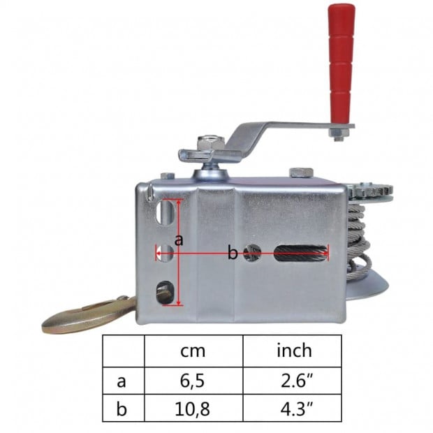 Hand Winch 544 Kg 10m Cable Image 5