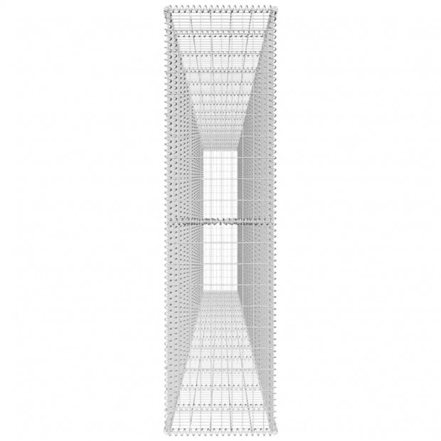 Gabion Wall With Cover Galvanised Steel 600x50x200 Cm Image 4