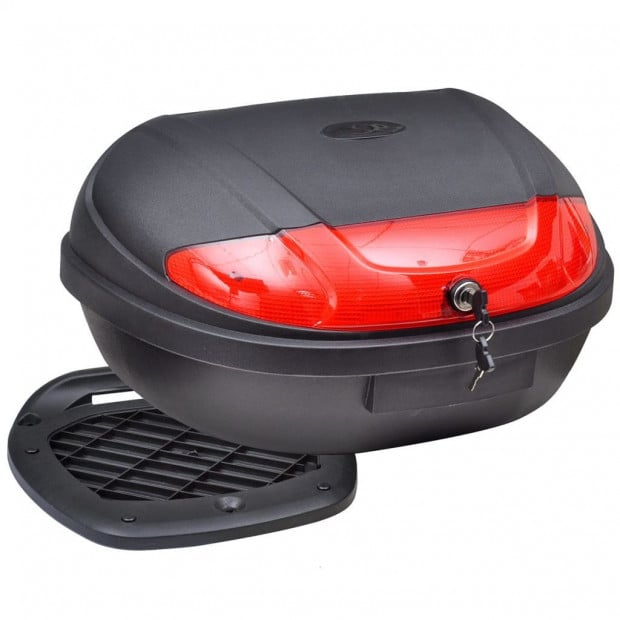Motorbike Top Case 72 L For 2 Helmet- Black
