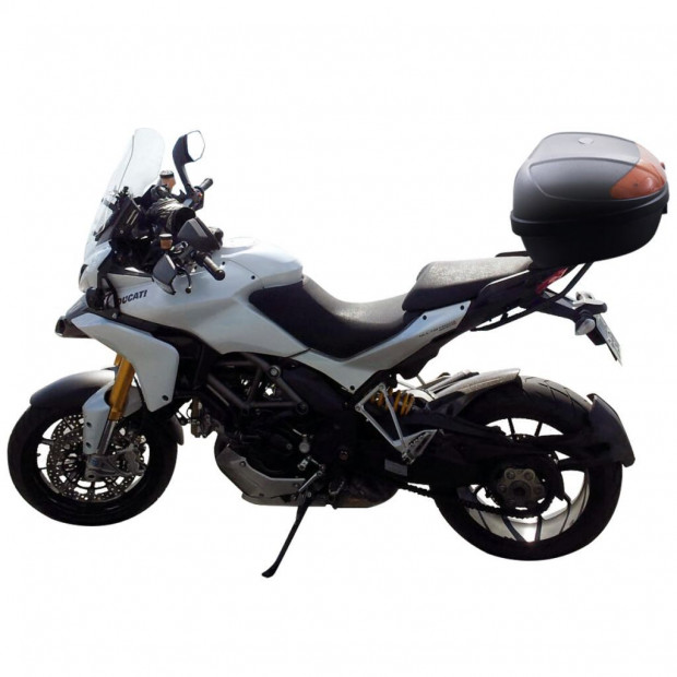 Motorbike Top Case 72 L For 2 Helmet- Black Image 3