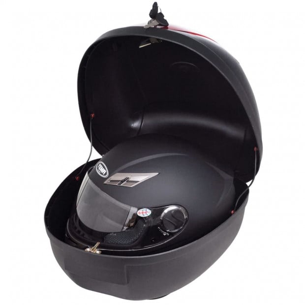 Motorbike Top Case 36 L For Single Helmet- Black Image 2
