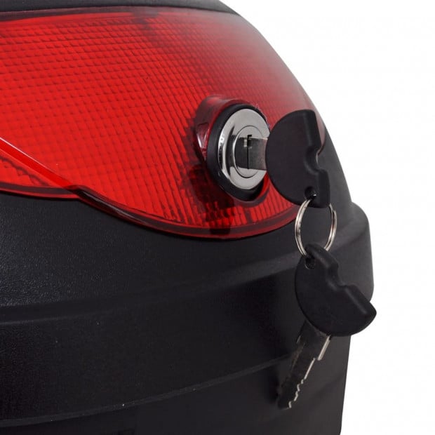 Motorbike Top Case 36 L For Single Helmet- Black Image 4
