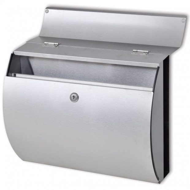 Mailbox On Stand Stainless Steel Image 3