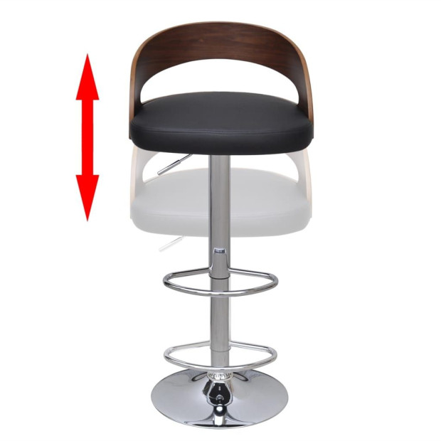 Bar Stools 2 Pcs Bent Wood Image 5