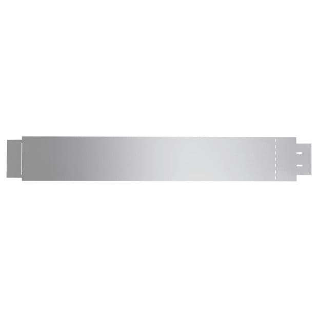 Set Of 10 Flexible Lawn Fence Galvanised Steel 100 X 14 Cm Image 4