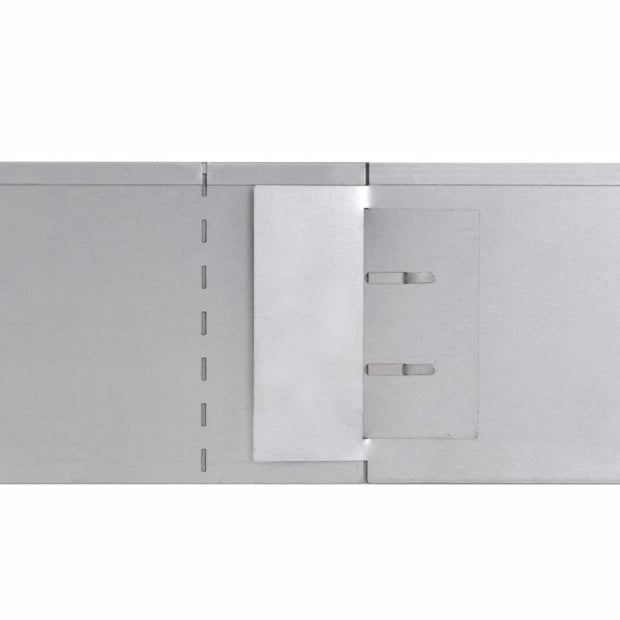 Set Of 15 Flexible Lawn Fence Galvanised Steel 100 X 14 Cm Image 7