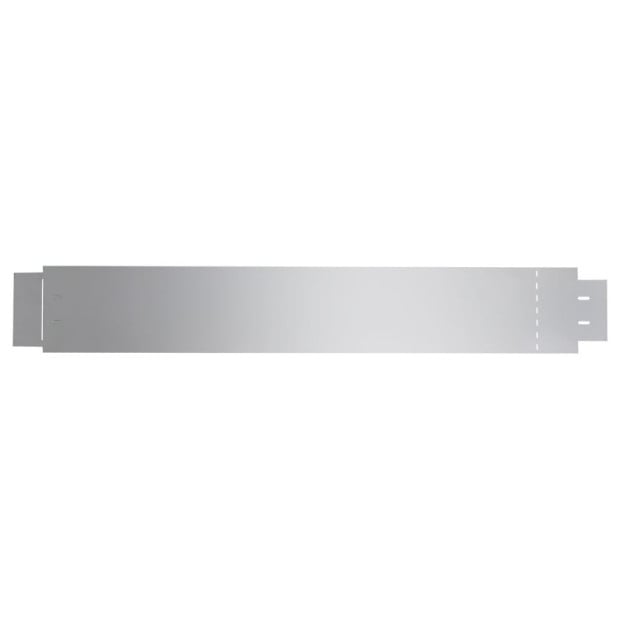 Set Of 20 Flexible Lawn Fence Galvanised Steel 100 X 14 Cm Image 4