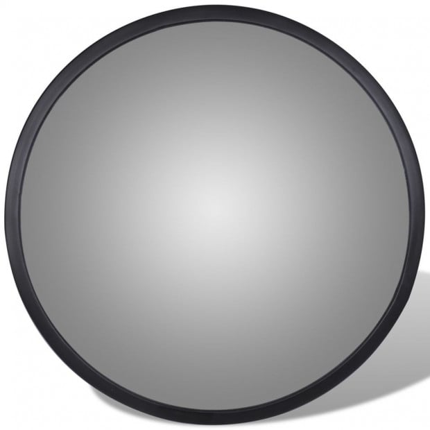 Convex Traffic Mirror Acrylic Black 30 Cm Indoor Image 2