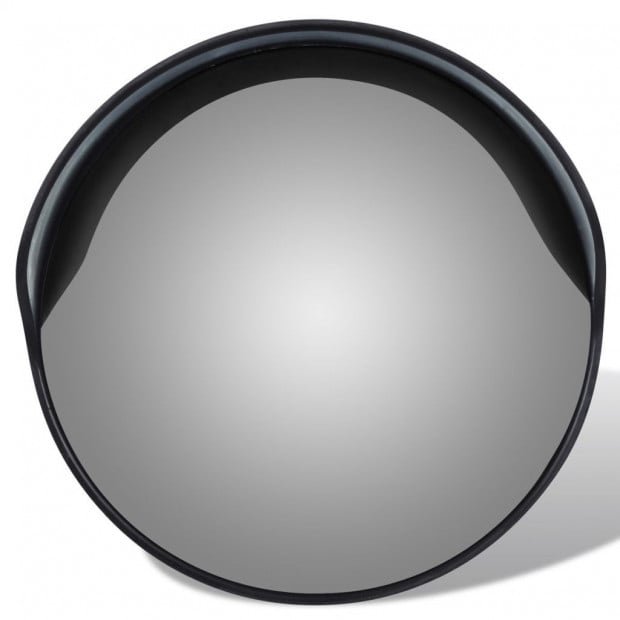 Convex Traffic Mirror Pc Plastic Black 30 Cm Outdoor Image 2